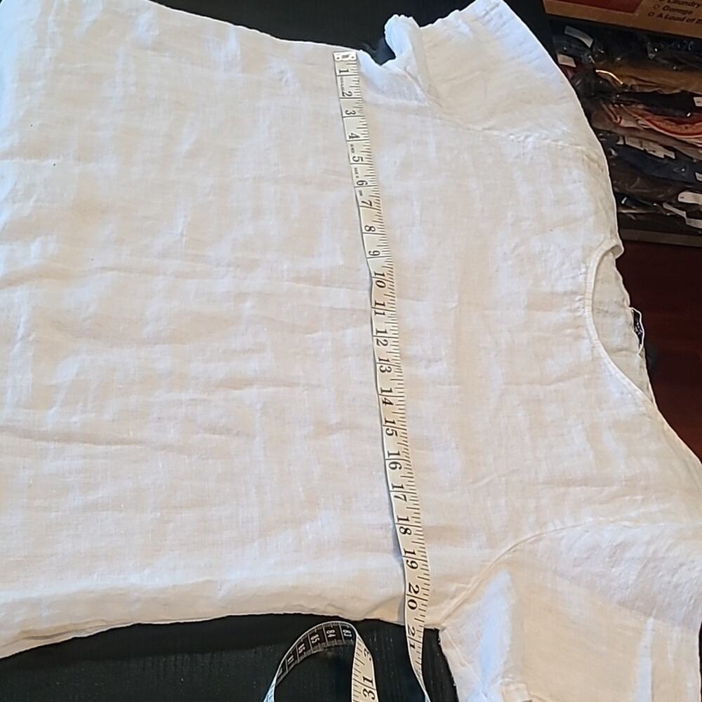 Terzo Millenio linen blouse - Picture 5 of 8